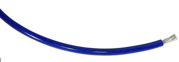 DLS PL10 kvmm, mėlynos spalvos maitinimo kabelis pagamintas iš vario be deguonies (OFC copper)